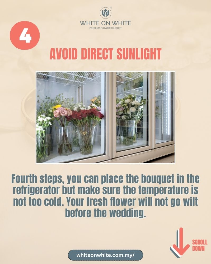 bridal bouquet care guide, bridal bouquet care tips
