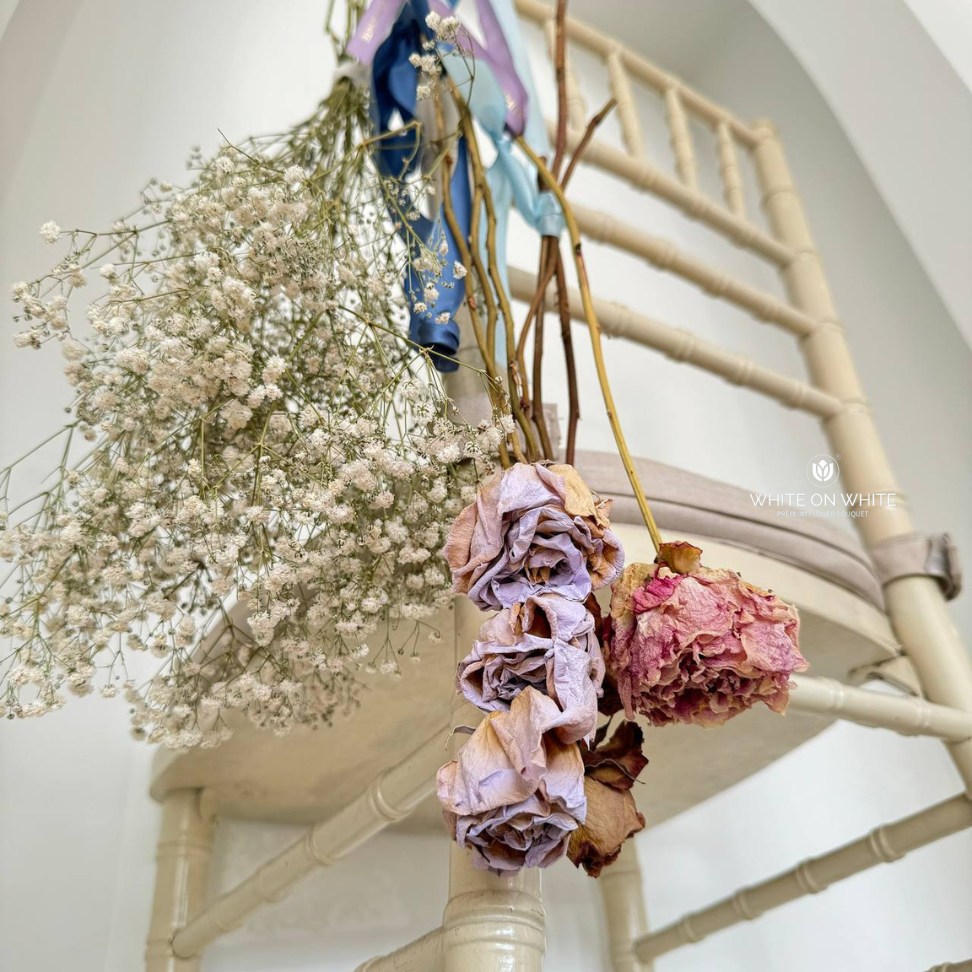 Dried baby breath flowers, how to make dry flowers at home