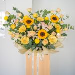 Heng Ong Huat Stand, grand opening flower stand