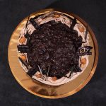 Hazelnut Chocolate Vegan Naked Cake, birthday cake, birthday cake for father, chocolate hazelnut cake