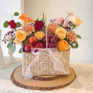 How to make get well soon flower fruit basket, get well soon gifts