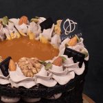 Salted Caramel Vegan Naked Cake, birthday cake, birthday cake for father​, birthday cake for mother, engagement cake, anniversary cake, cake shop