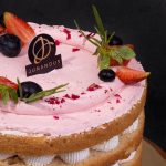 Strawberry Victoria Vegan Naked Cake, engagement cake, anniversary cake, birthday cake