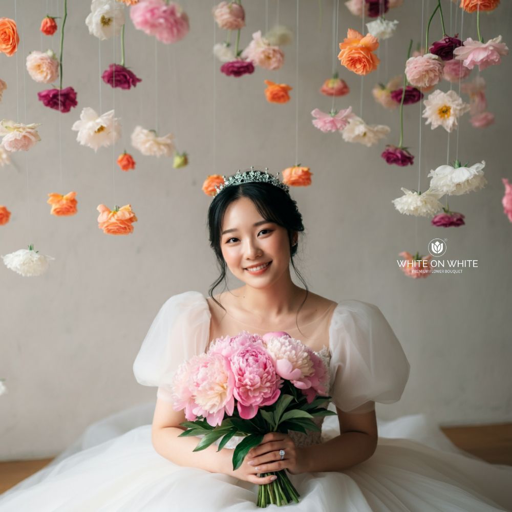 These 5 Wedding Decoration Trends Are Our New Obsession, floating floral backdrop wedding