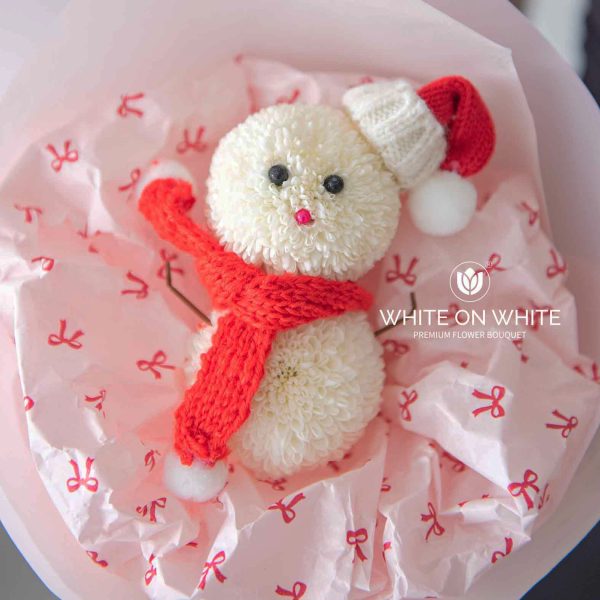 christmas gifts, Snowman Bouquet, order christmas flowers