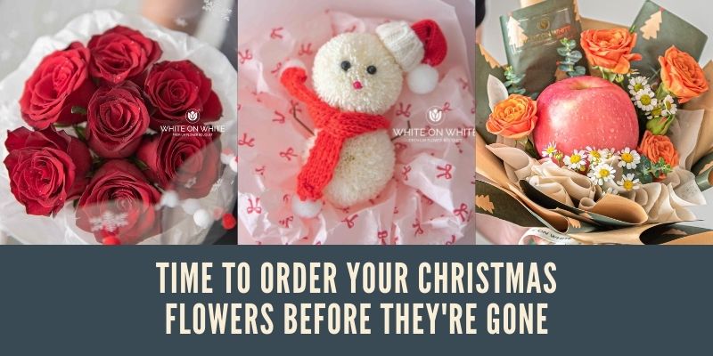 Time to Order Your Christmas Flowers Before They're Gone