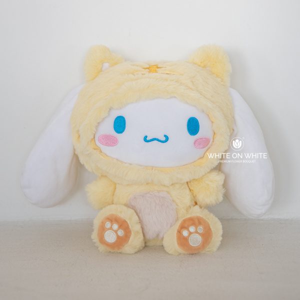 Cinnamonroll In Yellow Cat Costume 28cm Plush Toy