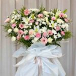 Final Respect Stand, condolence flower stand, funeral flower