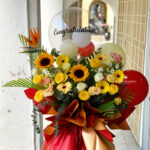 Wealthy Flower Stand, grand opening flower stand, grand opening flower