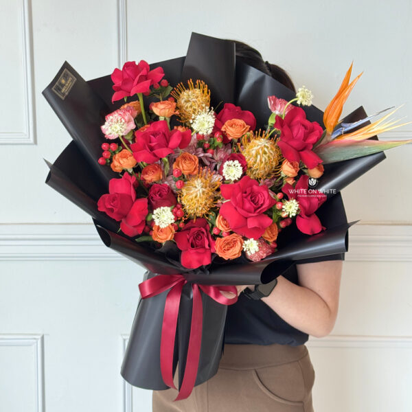 Passion Love Bouquet, premium flower bouquet, imported flowers