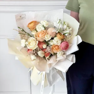 Soft Pastel Bouquet, korean flower bouquet arrangement