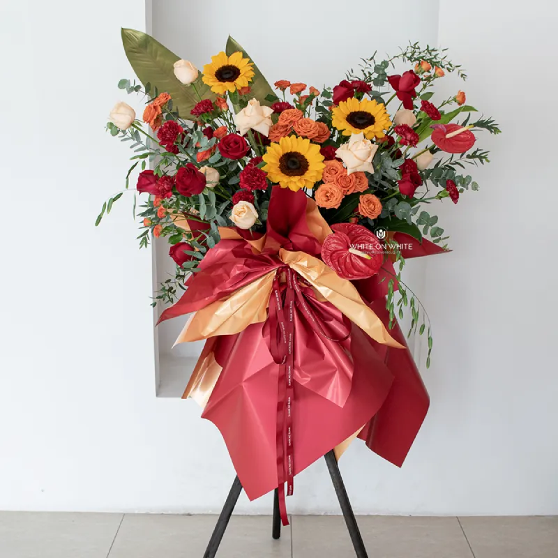 Victory Garden Flower Stand Victory Garden Flower Stand, flower stand, fresh flower, White On White florist, ipoh flower shop, ipoh fresh flower, kl florist