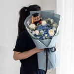 Blue Glory Graduation Bouquet