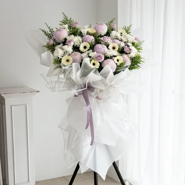 Deepest Sympathy Stand, condolence flower stand, condolence flower arrangement, what is condolence flower