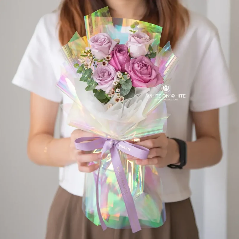 Dreamy moments bouquet for Apology & Birthday, Best Deal Flowers, below RM100 flowers, budget bouquet, ocean song rose bouquet