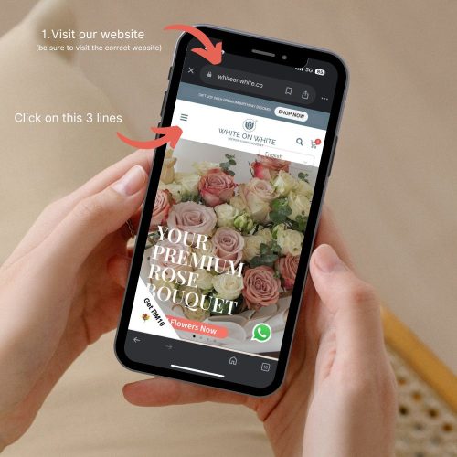How to buy flowers online from White On White