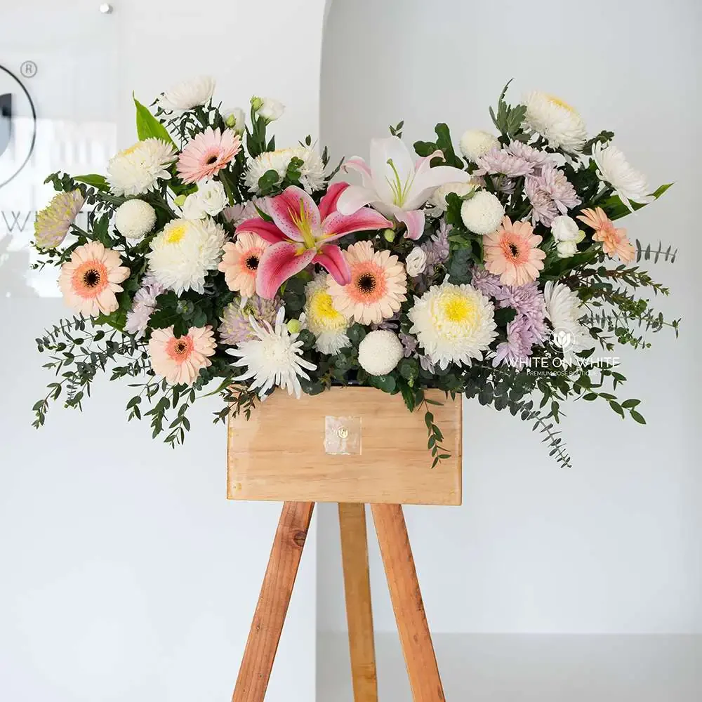 Memories Stand - Condolence & Sympathy Flower Arrangement