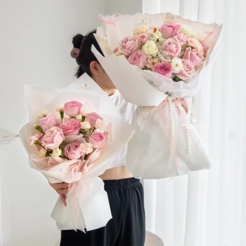 Pink Pearl Bouquet Cover Photo