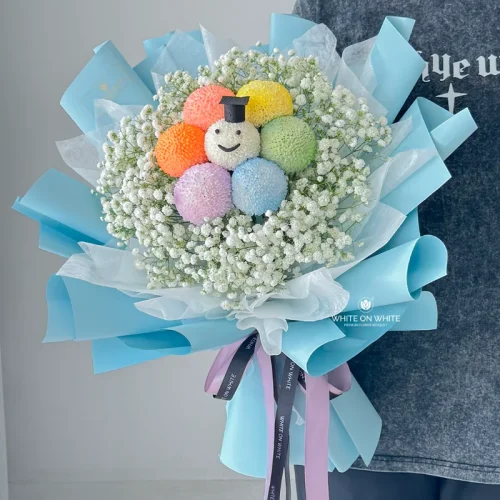 Rainbow Ping Pong Bouquet