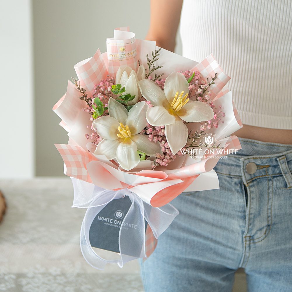 sweet romance bouquet- budget friendly birthday flower, apology flowers, please forgive me flowers, apology flowers for girlfriend
