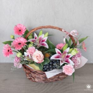 fruitfulwish basket - retirement and get well soon occasion, flowers and fruit basket delivery