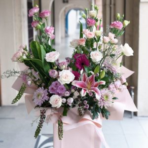 Joyful Flower Stand for congratulations on new business opening