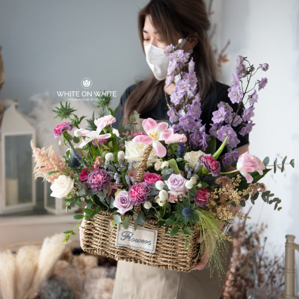 Online florist Kuala Lumpur From The Garden Flower Basket for Grand Opening, Birthday & Retirement