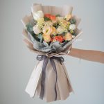 Peachy love bouquet