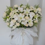 Forever Missed condolence flower, condolence flower stand