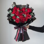Red Valentine bouquet