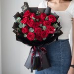Red Valentine bouquet
