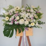 Serene Paradise flower stand - Condolences and Sympathy flowers