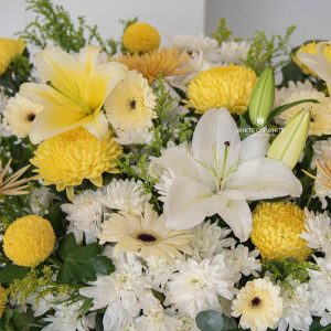 remembrance flower stand