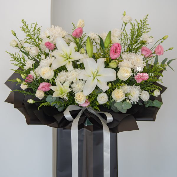 Eternal Peace Stand - Condolence & Funeral Flower Arrangement