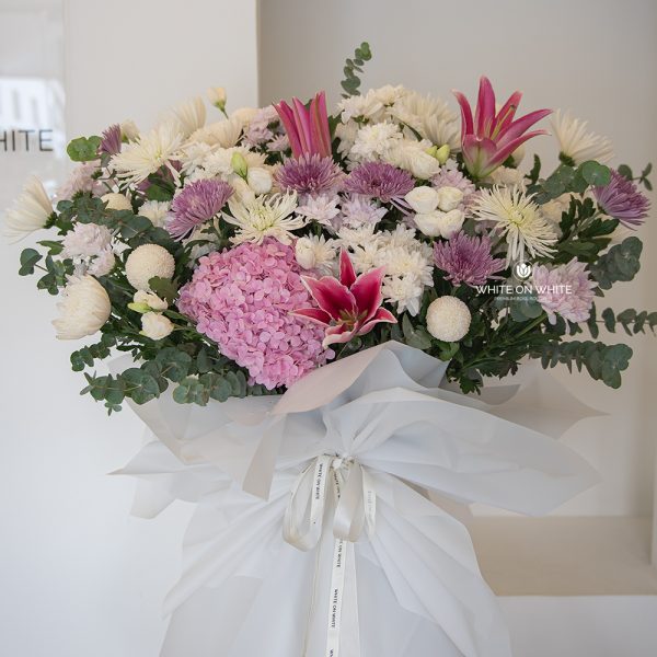 Graceful Solace stand for condolence and sympathy, condolence flower stand