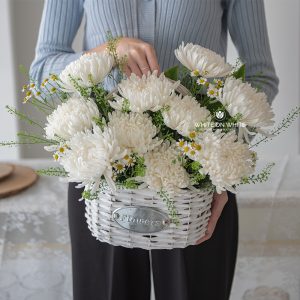 Purity Love basket for condolence and sympathy occasion