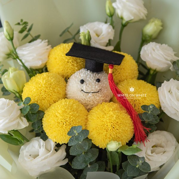 Clouds and Sunshine Bouquet - Graduation Flowers for Graduates
