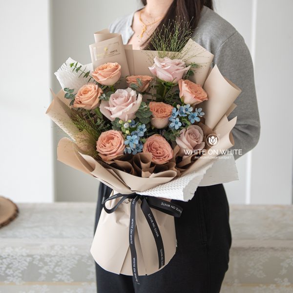 Touch of Love Bouquet, valentines flower bouquet, valentines flower for girlfriend